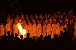 the community gathered the day of St. Jean the Baptist feast 2007.06.24